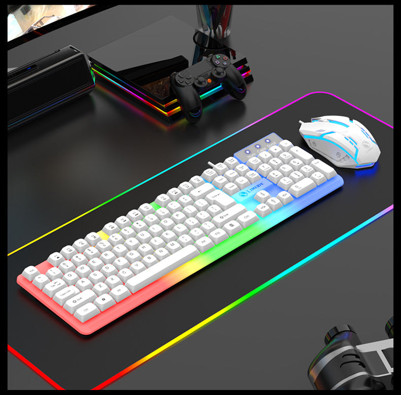 Luminous USB Keyboard and Mouse Combo