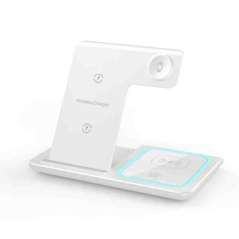 Foldable Three-in-One Wireless Charger Stand
