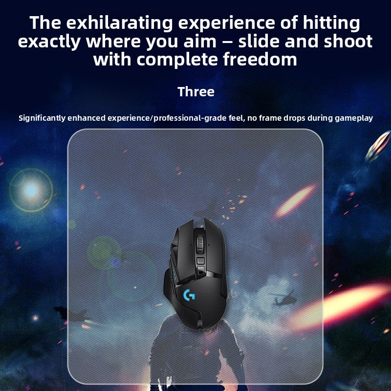 Tempered Glass Gaming Mouse Pad