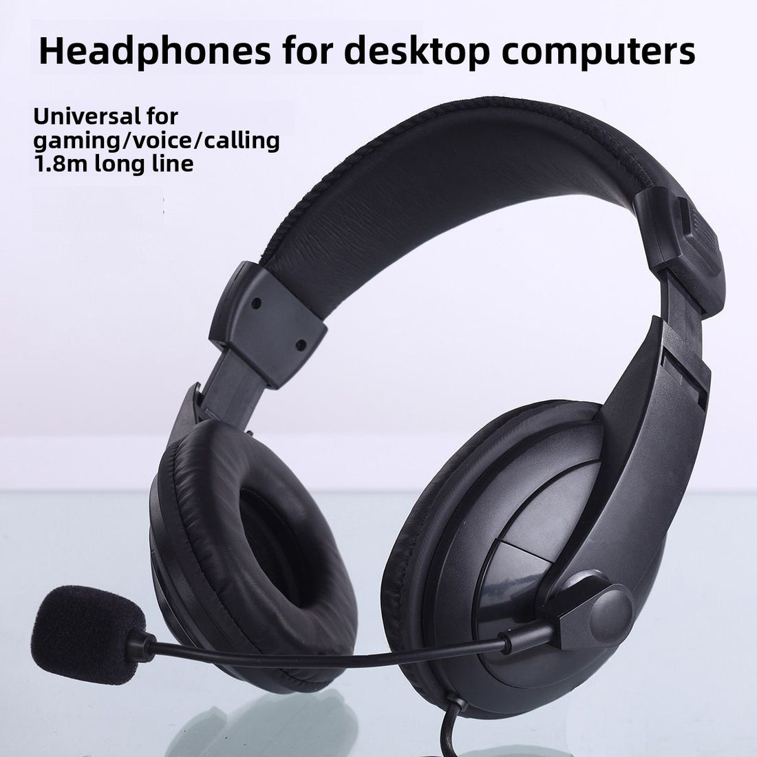 Headphones with microphone