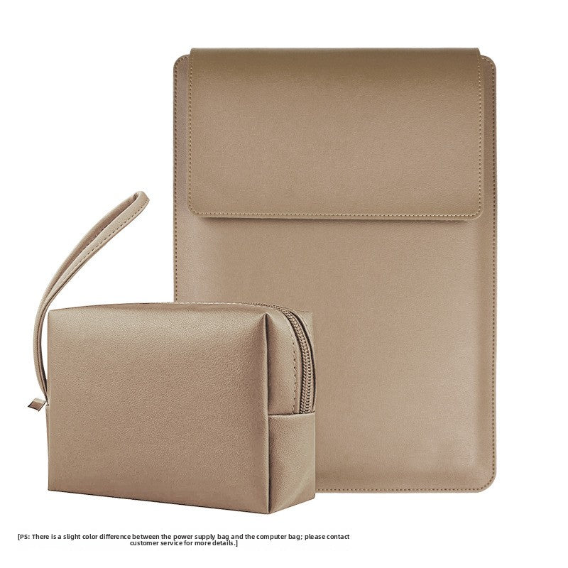 Leather Laptop Sleeve with Stand Function