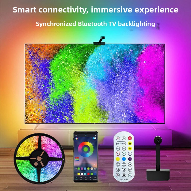 Smart TV Background Sync Light Strip with Camera RGB Atmosphere Lighting