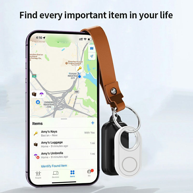 MFI Certified Keychain GPS Tracker with Bluetooth
