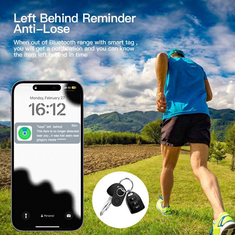 MFI Certified Keychain GPS Tracker with Bluetooth