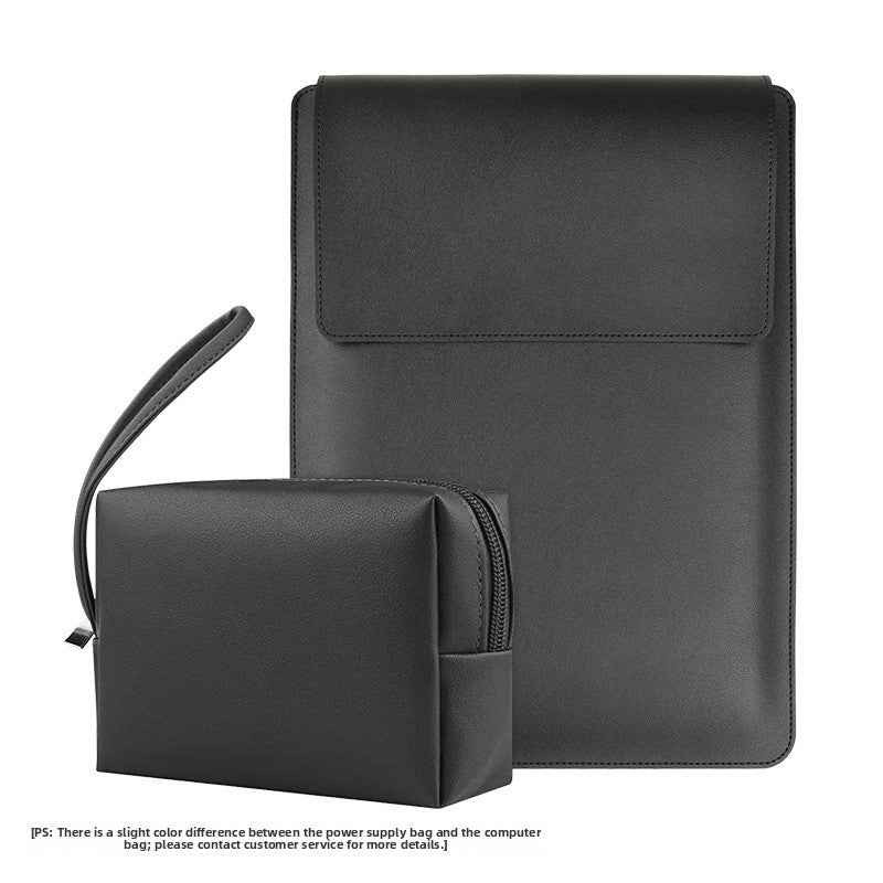 Leather Laptop Sleeve with Stand Function