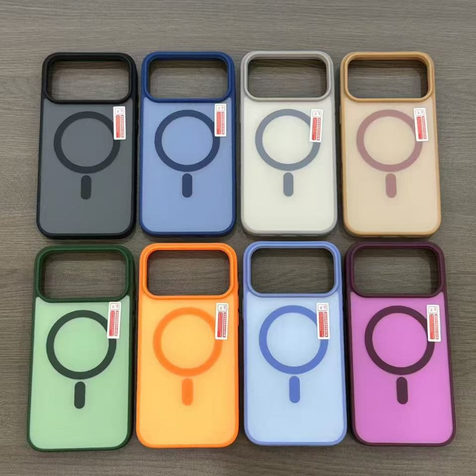 Skin-sensitive color contrast phone case