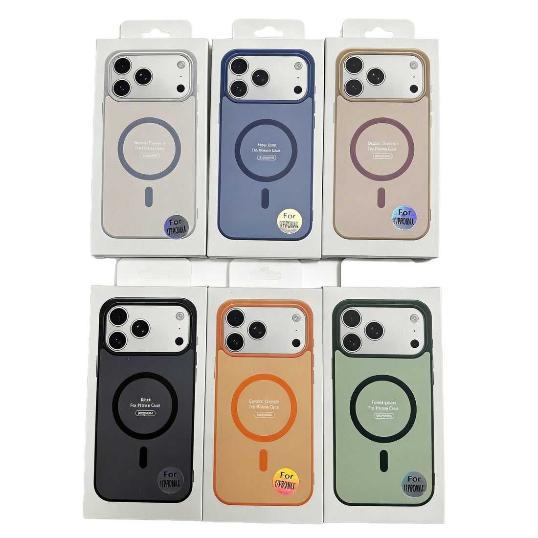 Skin-sensitive color contrast phone case