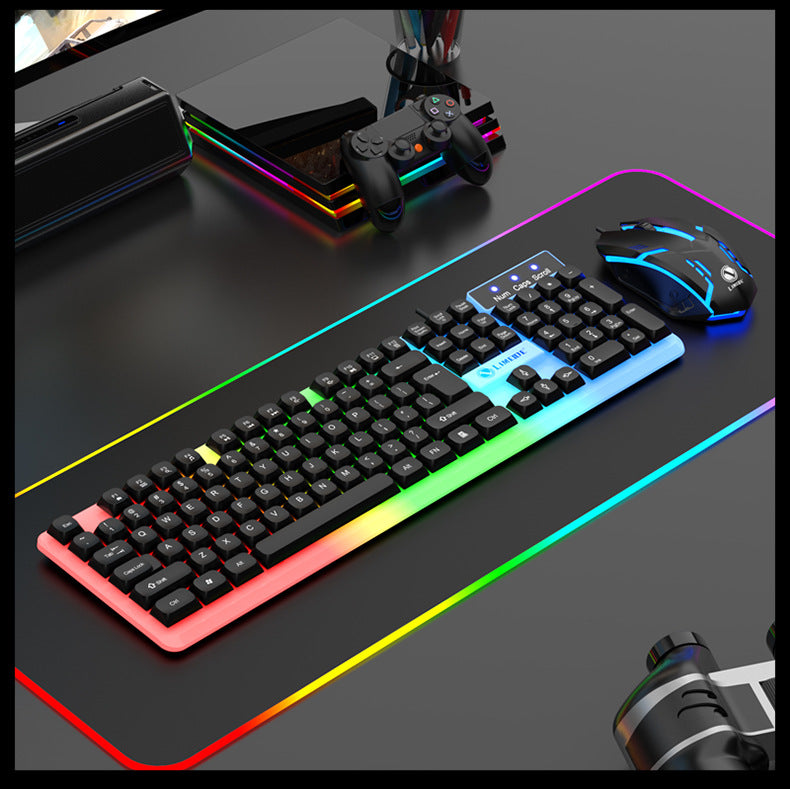 Luminous USB Keyboard and Mouse Combo